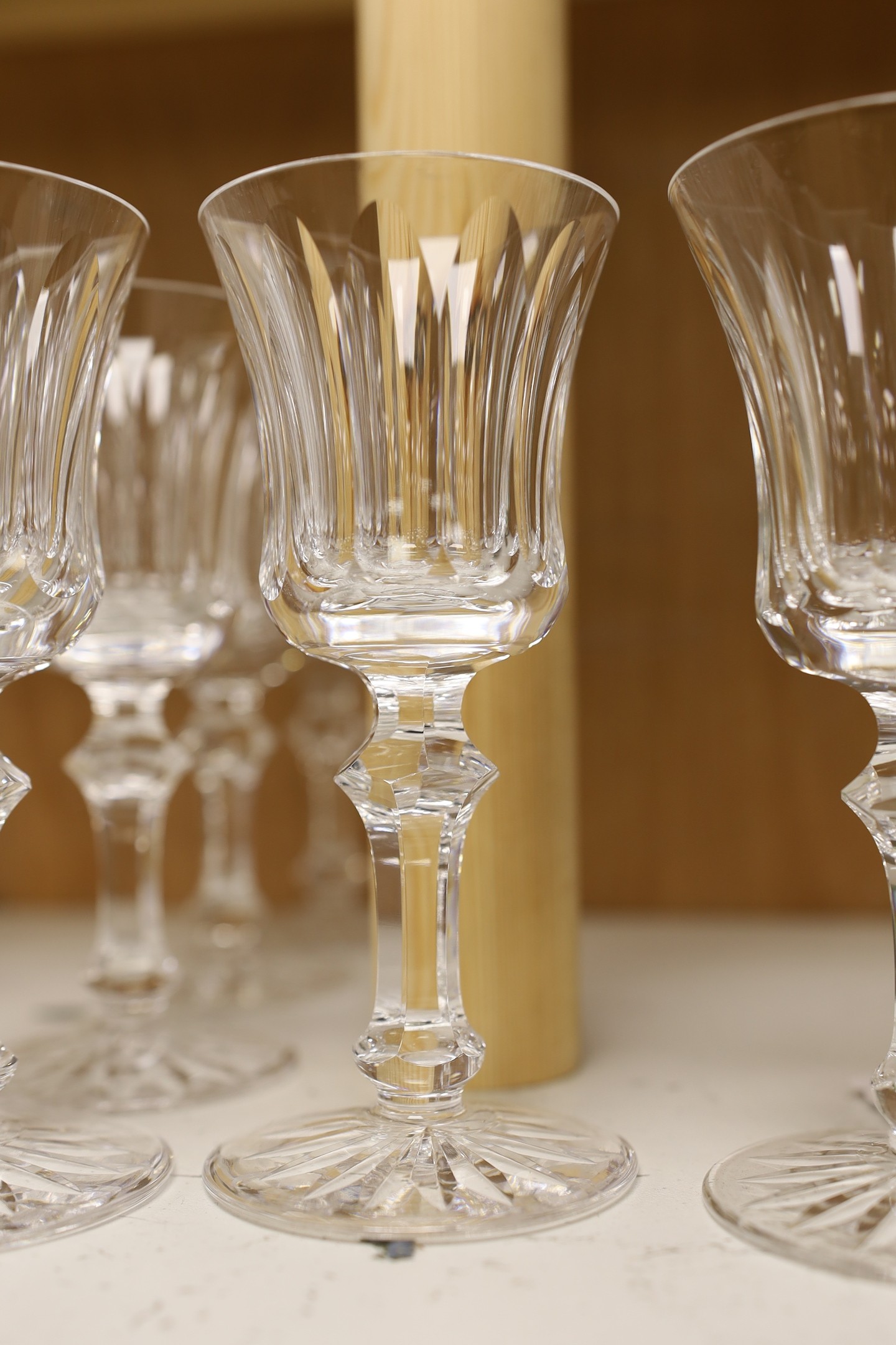 A suite of Waterford crystal drinking glasses